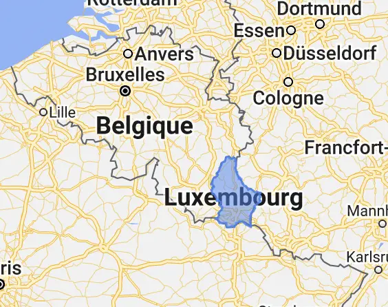 Région : luxembourg